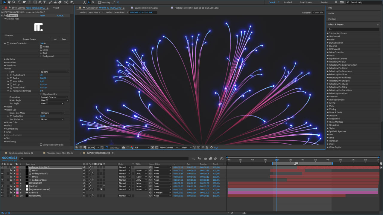 Yanobox Nodes plugin for After Effects