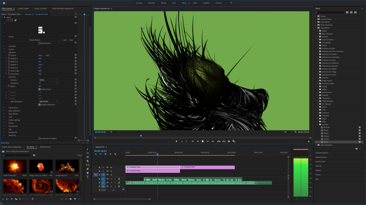 Yanobox Storm plugin for Premiere Pro